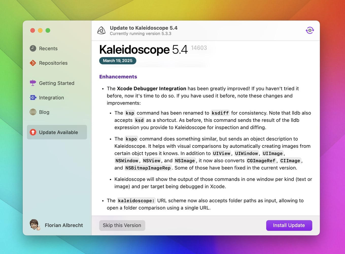 Kaleidoscope 5.4